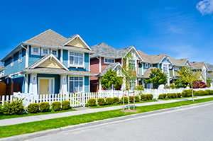 Row of Residential Homes