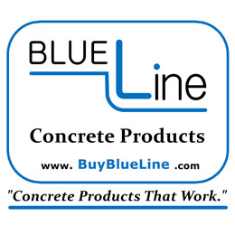 Blue line concrete