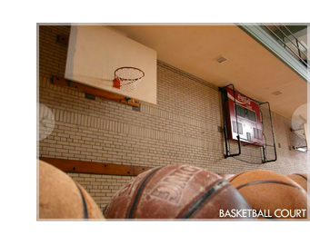 Basketball Court at Fitness Center
